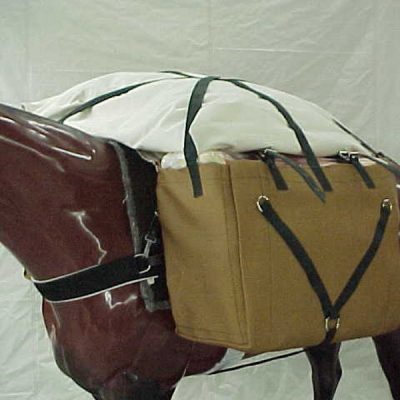 Horse Panniers - Pack Saddle Panniers - Davis Tent